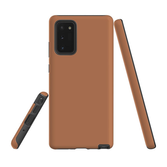 For Samsung Galaxy Note 20 Ultra, Note 20 Case, Tough Protective Back Cover, Brown | Protective Cases | iCoverLover.com.au