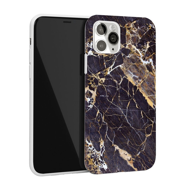 For iPhone 12 Pro Max, 12 / 12 Pro, 12 mini Case, Glossy Marble TPU Protective Cover, Brown | iCoverLover Australia