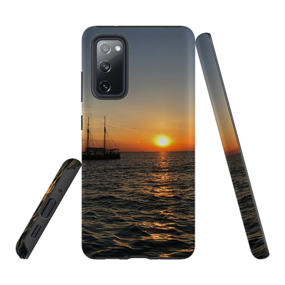 Samsung Galaxy S20 FE Case Protective Cover, Sailing Sunset | iCoverLover.com.au | Phone Cases