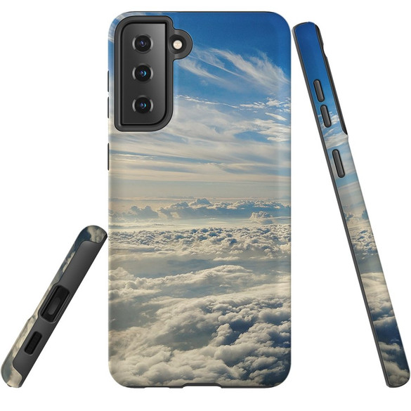 For Samsung Galaxy S23 Ultra, S23+ Plus, S23, S22 Ultra, S22+, S22, S21 Case, Protective Cover, Sky Clouds | Protective Cases | iCoverLover.com.au