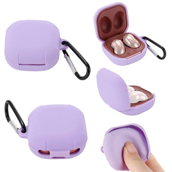 Samsung Galaxy Buds Live / Galaxy Buds Pro Case, Silicone Protective Case, Hook | icoverlover.com.au | Buds Cases