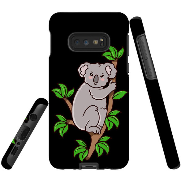 For Samsung Galaxy S10e Case Tough Protective Cover Koala Illustration