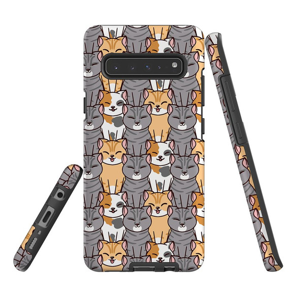 Protective Samsung Galaxy S Series Case, Tough Back Cover, Cats In Harmony | iCoverLover Australia
