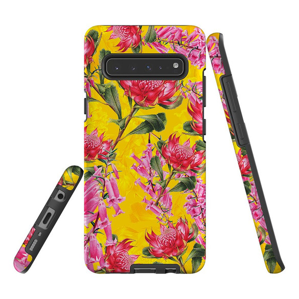 Protective Samsung Galaxy S Series Case, Tough Back Cover, Floral Down Under | iCoverLover Australia