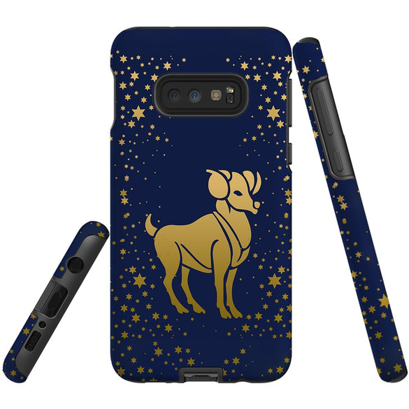 For Samsung Galaxy S10e Case, Tough Protective Back Cover, Aries Drawing | Protective Cases | iCoverLover.com.au