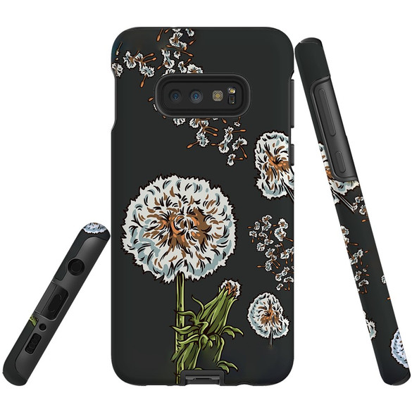 For Samsung Galaxy S10e Case, Tough Protective Back Cover, Dandelion Flowers | Protective Cases | iCoverLover.com.au