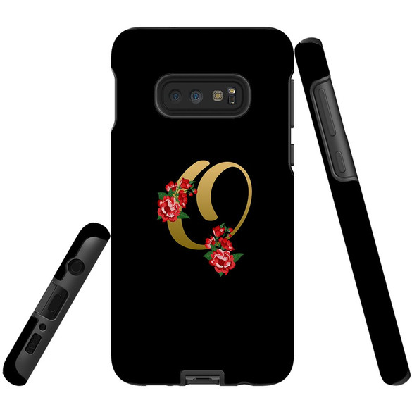For Samsung Galaxy S10e Case, Tough Protective Back Cover, Embellished Letter O | Protective Cases | iCoverLover.com.au