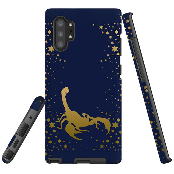 For Samsung Galaxy Note 20 Ultra, Note 20, Note 10+ Plus, Note 9 Case, Tough Protective Back Cover, Scorpio Drawing | Protective Cases | iCoverLover.com.au
