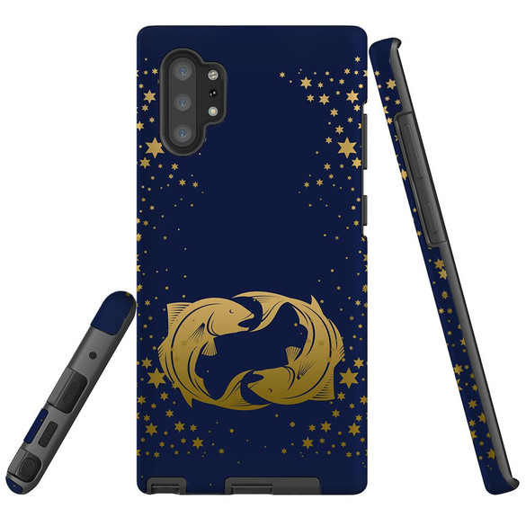 For Samsung Galaxy Note 20 Ultra, Note 20, Note 10+ Plus, Note 9 Case, Tough Protective Back Cover, Pisces Drawing | Protective Cases | iCoverLover.com.au