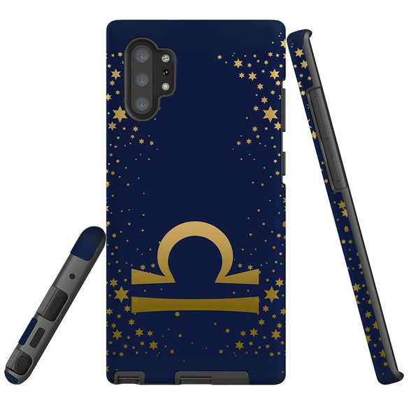 For Samsung Galaxy Note 20 Ultra, Note 20, Note 10+ Plus, Note 9 Case, Tough Protective Back Cover, Libra Sign | Protective Cases | iCoverLover.com.au