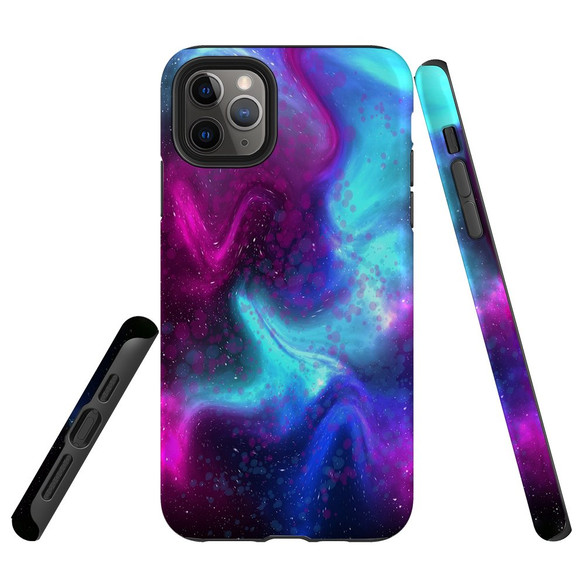 For iPhone 14 Pro Max/14 Pro/14 and older Case, Protective Back Cover, Abstract Galaxy | Shockproof Cases | iCoverLover.com.au