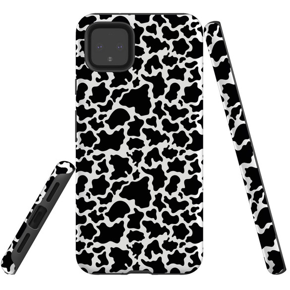 For Google Pixel 5/4a 5G,4a,4 XL,4/3XL,3 Case, Tough Protective Back Cover, Cow Pattern | Protective Cases | iCoverLover.com.au