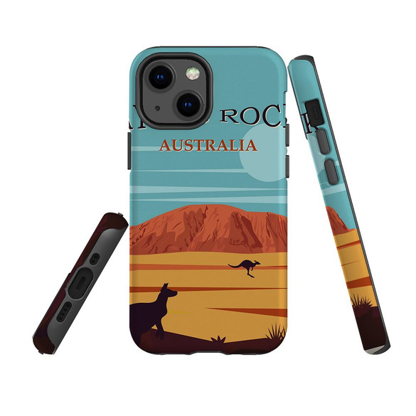 For iPhone 14 Pro Max/14 Pro/14 Plus/14, 13 Pro Max, 13 Pro, 13, 13 mini Case, Protective Back Cover, Ayers Rock | Shockproof Cases | iCoverLover.com.au