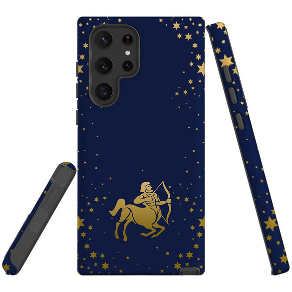 For Samsung Galaxy S23 Ultra, S23+ Plus, S23, S22 Ultra, S22+, S22, S10 5G Case, Protective Back Cover, Sagittarius Drawing | Protective Cases | iCoverLover.com.au