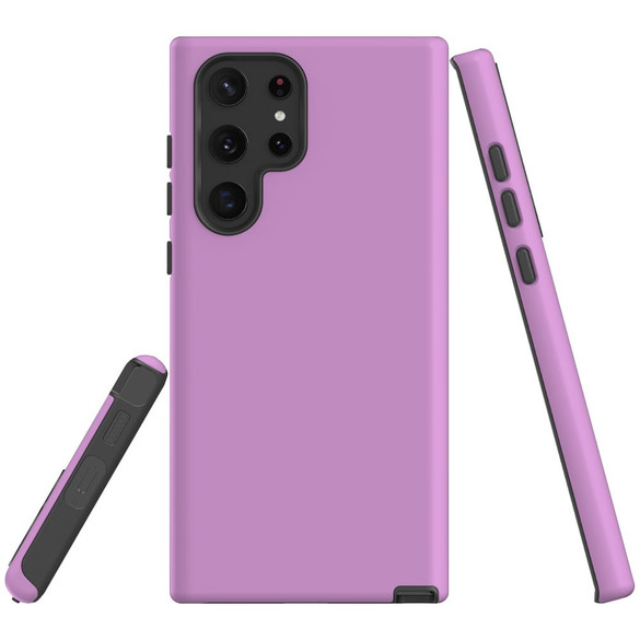 For Samsung Galaxy S23 Ultra, S23+ Plus, S23, S22 Ultra, S22+, S22, S10 5G Case, Protective Back Cover, Plum Purple | Protective Cases | iCoverLover.com.au
