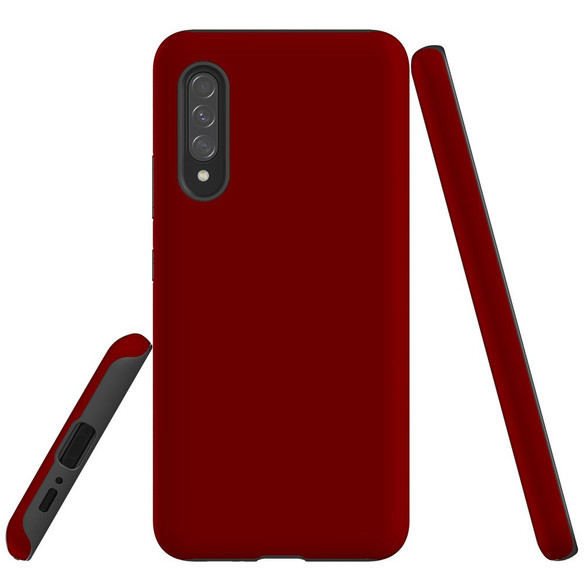 For Samsung Galaxy A Series Case, Protective Back Cover, Maroon Red | Shielding Cases | iCoverLover.com.au