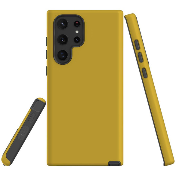 For Samsung Galaxy S23 Ultra, S23+ Plus, S23, S22 Ultra, S22+, S22, S10 5G Case, Protective Back Cover, Metallic Gold | Protective Cases | iCoverLover.com.au