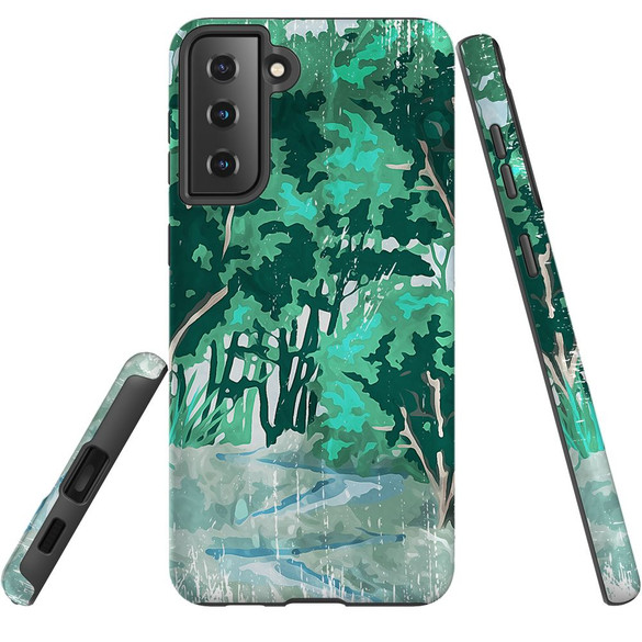 For Samsung Galaxy S Series Case, Protective Cover, Green Nature | Phone Cases | iCoverLover Australia