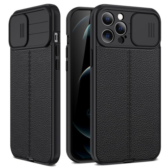 For iPhone 14 Pro Max, 14 Pro, 14 Plus, 14 Case, Textured TPU Protective Cover, Camshield, Black | Back Cases | iCoverLover.com.au