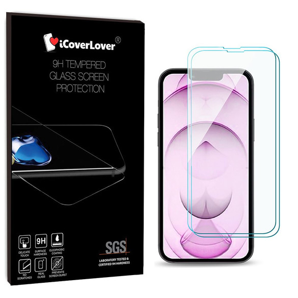 iCoverLover [2-Pack] For iPhone 14 Pro Max, 14 Plus, 14 Pro, 14 Tempered Glass Screen Protector