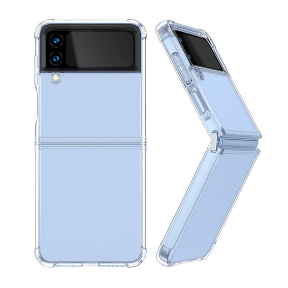 For Samsung Galaxy Z Flip4 Case, TPU Shockproof Protective Light Cover, Clear