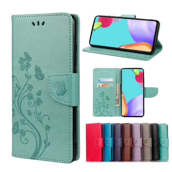 For Samsung Galaxy A53 5G Case, Playful Butterflies PU Leather Wallet Cover, Stand | Folio Cases | iCoverLover.com.au