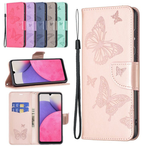 For Samsung Galaxy A33 5G Case, Butterflies PU Leather Wallet Cover | Folio Cases | iCoverLover.com.au