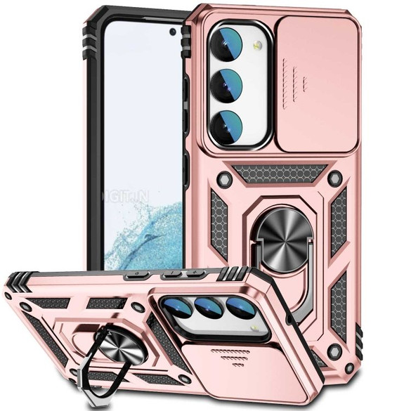 For Samsung Galaxy S23 Ultra, S23+ Plus, S23 Case, Protective Cover, Camera Shield, Rose Gold | Armour Cases | iCoverLover.com.au