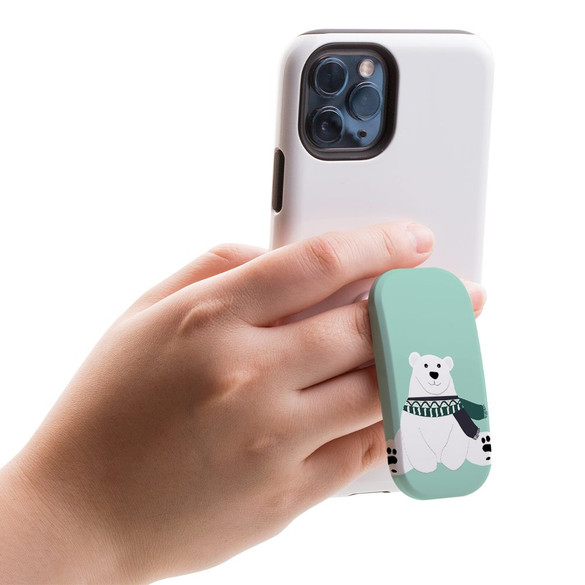 Kickstand Grip AddOn, Universal Phone HolderPolar Bear | AddOns | iCoverLover.com.au