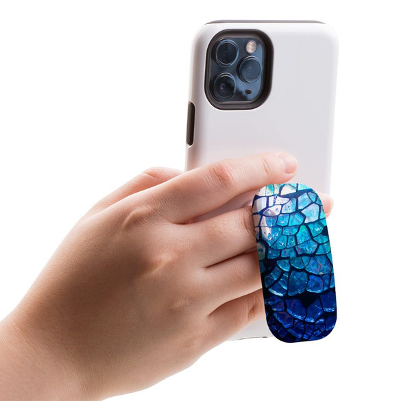 Kickstand Grip AddOn, Universal Phone HolderBlue Mirror | AddOns | iCoverLover.com.au