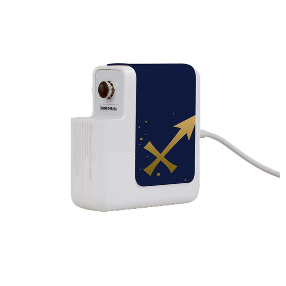 Wall Charger Wrap in 2 Sizes, Paper Leather, Sagittarius Symbol | AddOns | iCoverLover.com.au