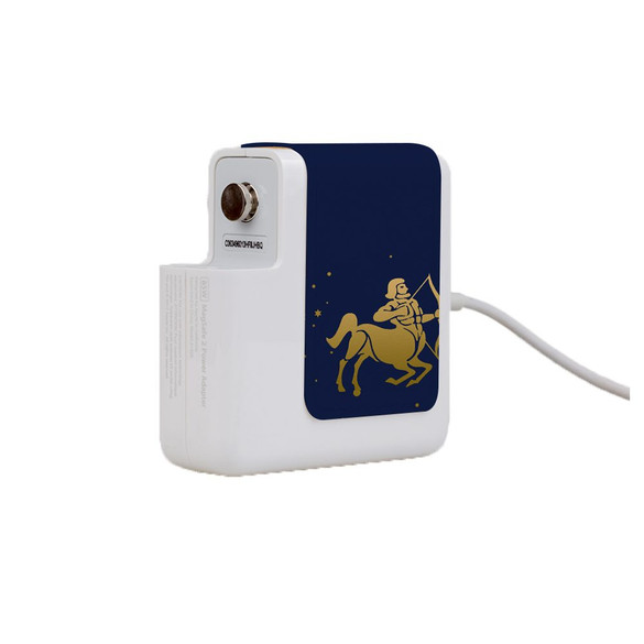 Wall Charger Wrap in 2 Sizes, Paper Leather, Sagittarius Drawing | AddOns | iCoverLover.com.au