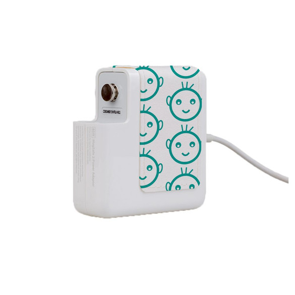 Wall Charger Wrap in 2 Sizes, Paper Leather, Baby Heads | AddOns | iCoverLover.com.au