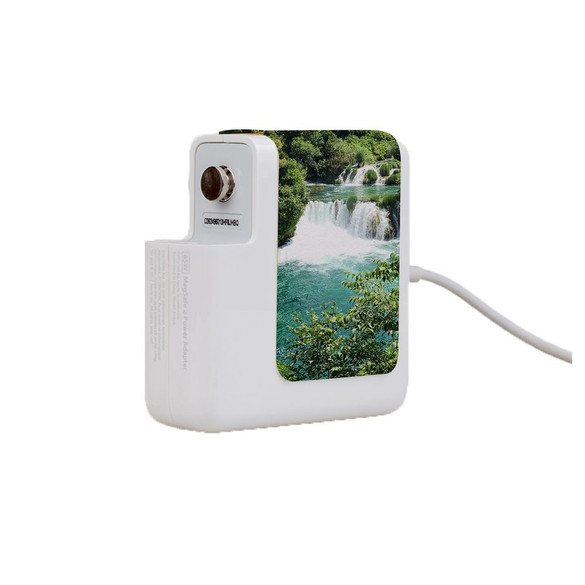 Wall Charger Wrap in 2 Sizes, Paper Leather, Beautiful Waterfalls | AddOns | iCoverLover.com.au