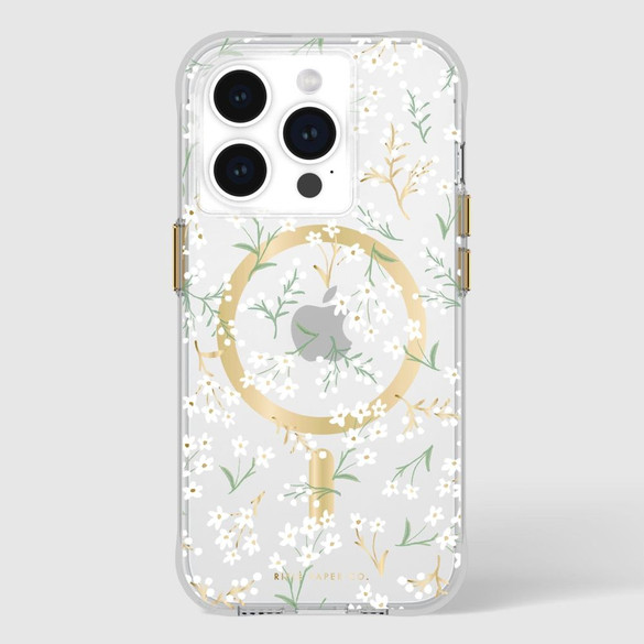 Case-Mate Rifle Paper Co. MagSafe Case for iPhone 15 Pro Max, 15 Pro, Petite Fleurs | iCoverLover
