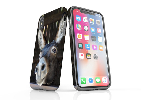 donkey-3636234_1920.jpg - iPhone XS Tough Case In Matte