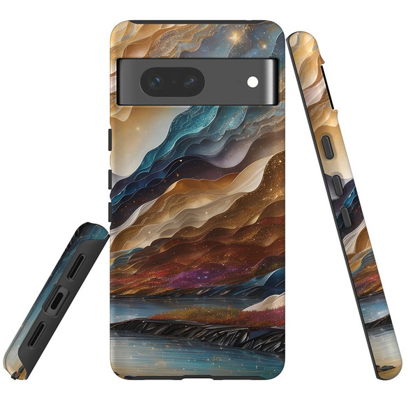 For Google Pixel 7, 6 Pro/6, 5/4a 5G, 4a, 4 XL, 4/3 XL, 3 Case, Magic Mountain River