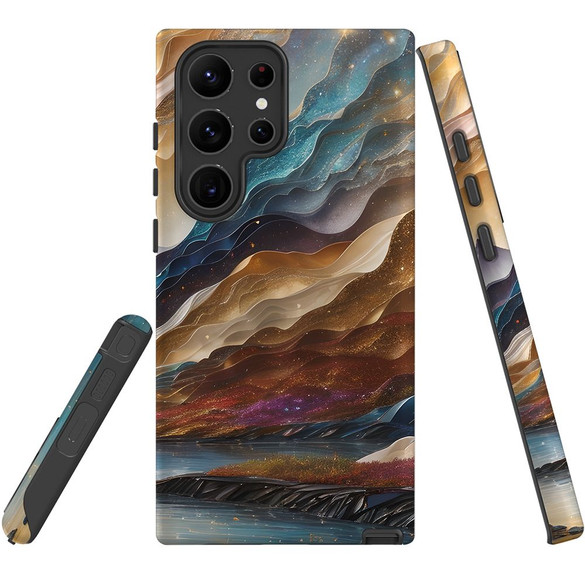 For Samsung Galaxy S23 Ultra, S23+ Plus, S23, S22 Ultra, S22+, S22, S10 5G & Older Case, Magic Mountain River | Protective Cases | iCoverLover.com.au