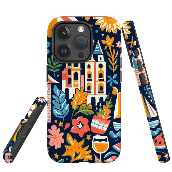 For iPhone 15 Pro Max Tough Protective Case, Summer Fun | Protective Covers | iCoverLover Australia