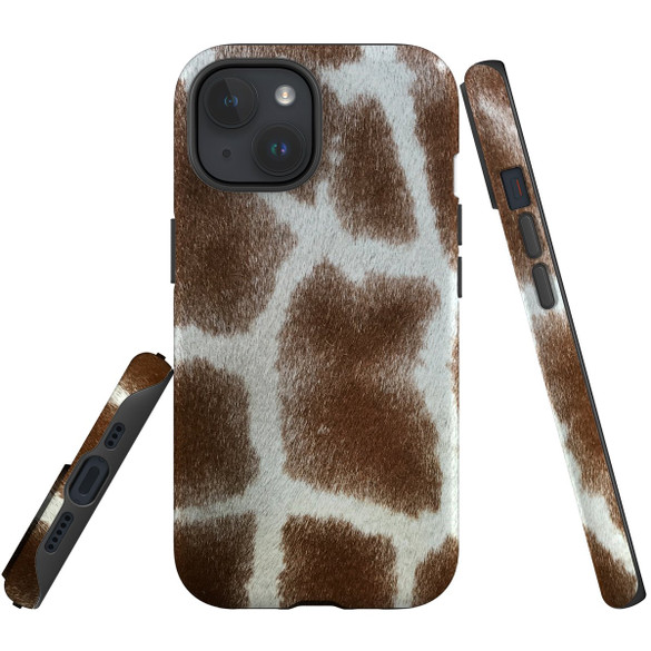 For iPhone 15 Case Tough Protective Cover, Giraffe Pattern | Protective Covers | iCoverLover Australia