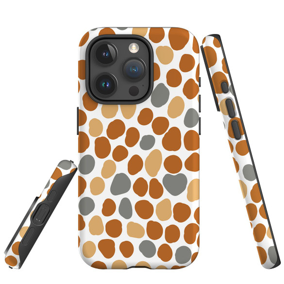 For iPhone 15 Pro Max Case Tough Protective Cover, Abstract Spots | Protective Covers | iCoverLover Australia