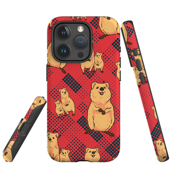 For iPhone 15 Pro Max Case Tough Protective Cover, Quokkas | Protective Covers | iCoverLover Australia