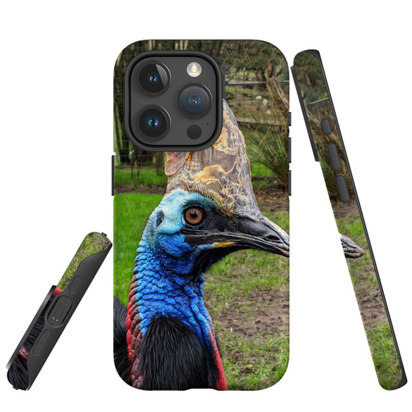 For iPhone 15 Pro Case Tough Protective Cover, Cassowary | Protective Covers | iCoverLover Australia