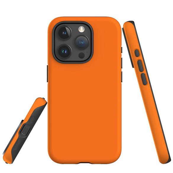 For iPhone 15 Pro Max Case Tough Protective Cover, Orange | Protective Covers | iCoverLover Australia