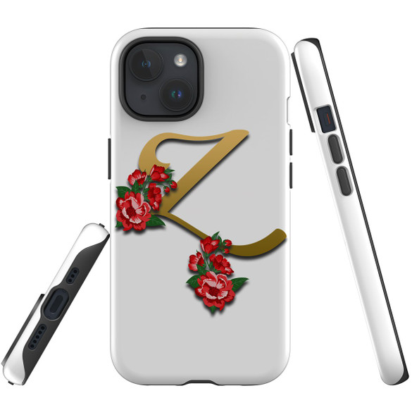 For iPhone 15 Case Tough Protective Cover, Letter Z | Protective Covers | iCoverLover Australia