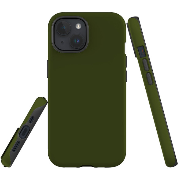 For iPhone 15 Case Tough Protective Cover, Army Green | Protective Covers | iCoverLover Australia