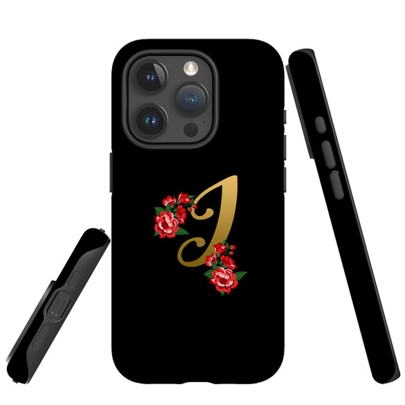 For iPhone 15 Pro Max Case Tough Protective Cover, Embellished Letter I | Protective Covers | iCoverLover Australia