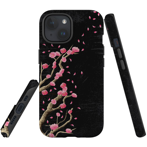 For iPhone 15 Plus Case Tough Protective Cover, Plum Blossoming | Protective Covers | iCoverLover Australia