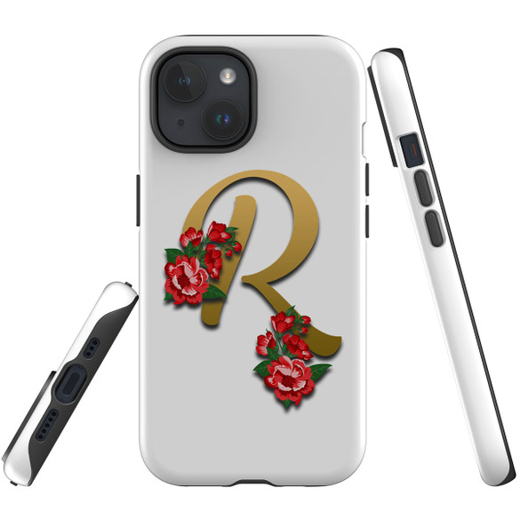 For iPhone 15 Plus Case Tough Protective Cover, Letter R | Protective Covers | iCoverLover Australia