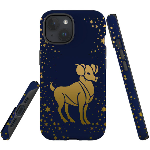 For iPhone 15 Plus Case Tough Protective Cover, Aries Drawing | Protective Covers | iCoverLover Australia